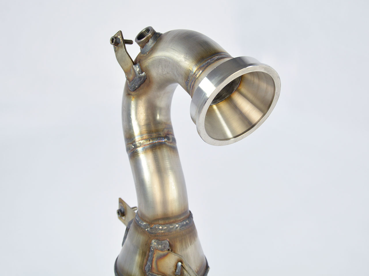 595 ABARTH 1.4T "50° Anniversario" (180 Hp) (Ø65) 2013 Turbo downpipe kit + Metallic catalytic conve