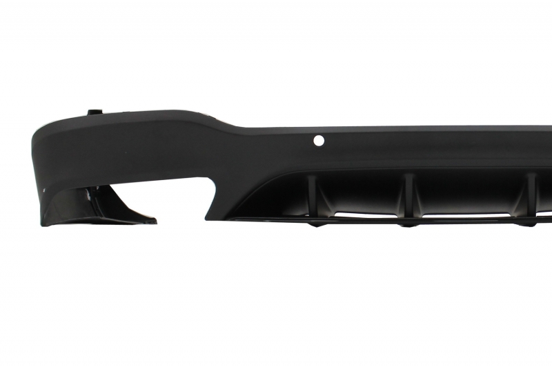 Diffuser passend voor Mercedes GLC X253 (2015-..) GLC63 incl. Uitlaat Stukken zwart