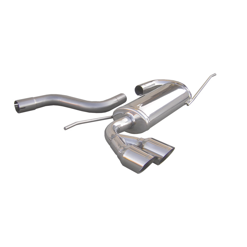 100% RVS Sportuitlaat  Volkswagen Scirocco 2.0TDi (140pk) 2008- 2x80mm Racing