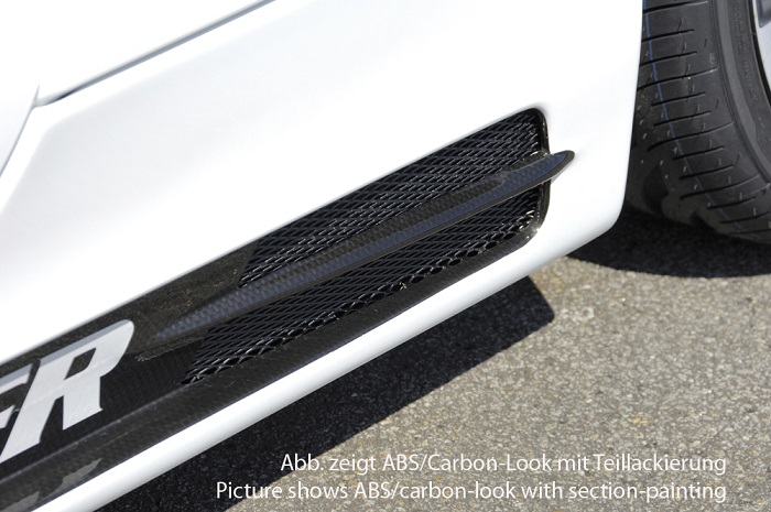Zijskirts passend voor BMW E87 ABS Carbon-look Rieger