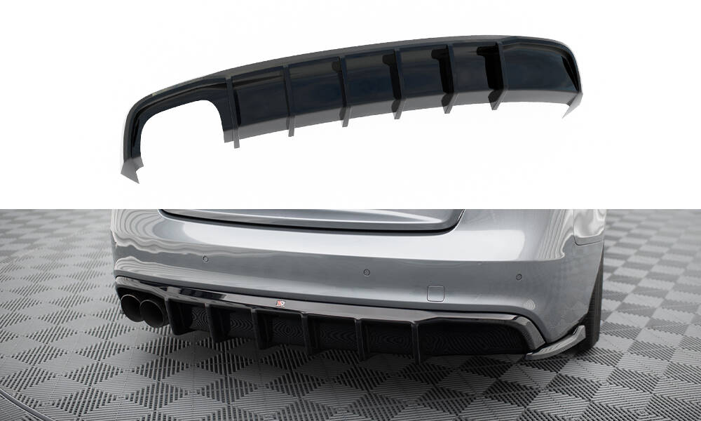 Achter Diffuser passend voor Audi A5 S-line Coupe / Sportback 8t Facelift (Single Side Dual Exhaust Version)