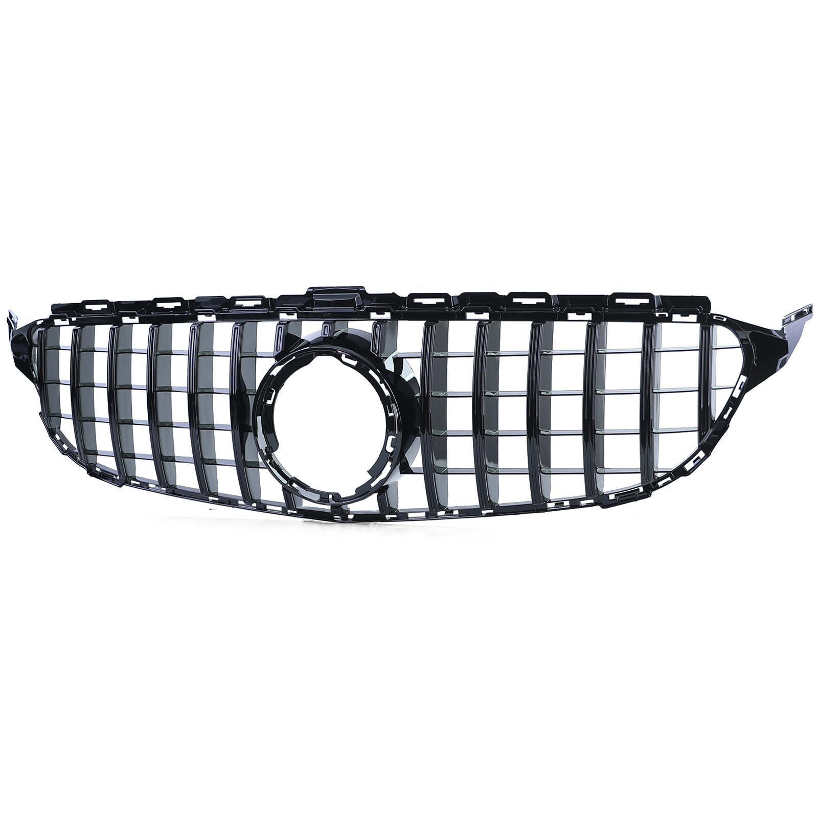 Grill passend voor Mercedes W205 13-18 Zwart Glanzend