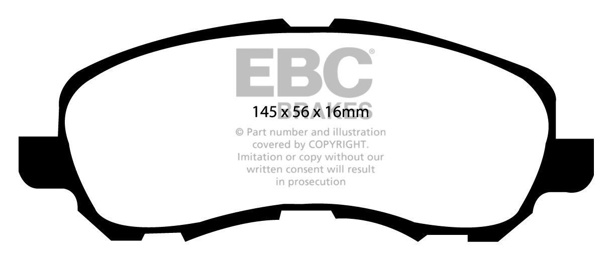 EBC Brakes CHRYSLER (USA) Sebring 2.0 TD 2007-.. Remblokken voor
