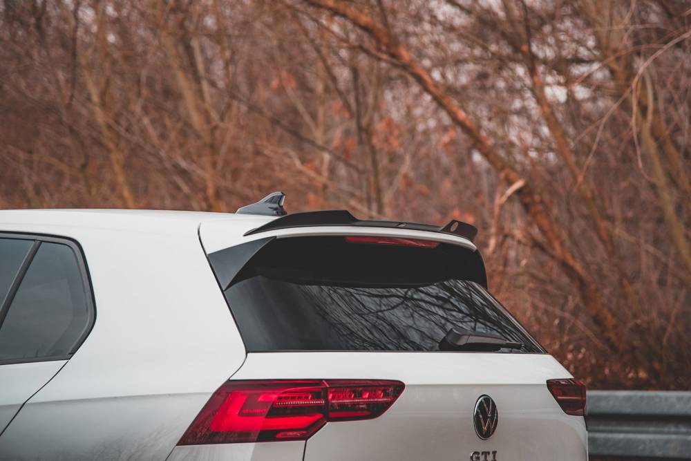 Spoiler passend voor Volkswagen Golf 8 GTI / R-line Maxton Glans Zwart