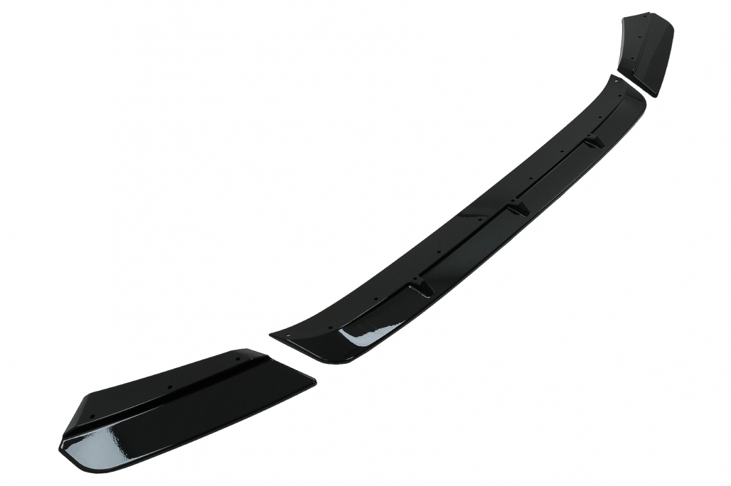 Voorspoiler passend voor BMW X3 G01 X4 G02 M-Sport 2018- Glans zwart