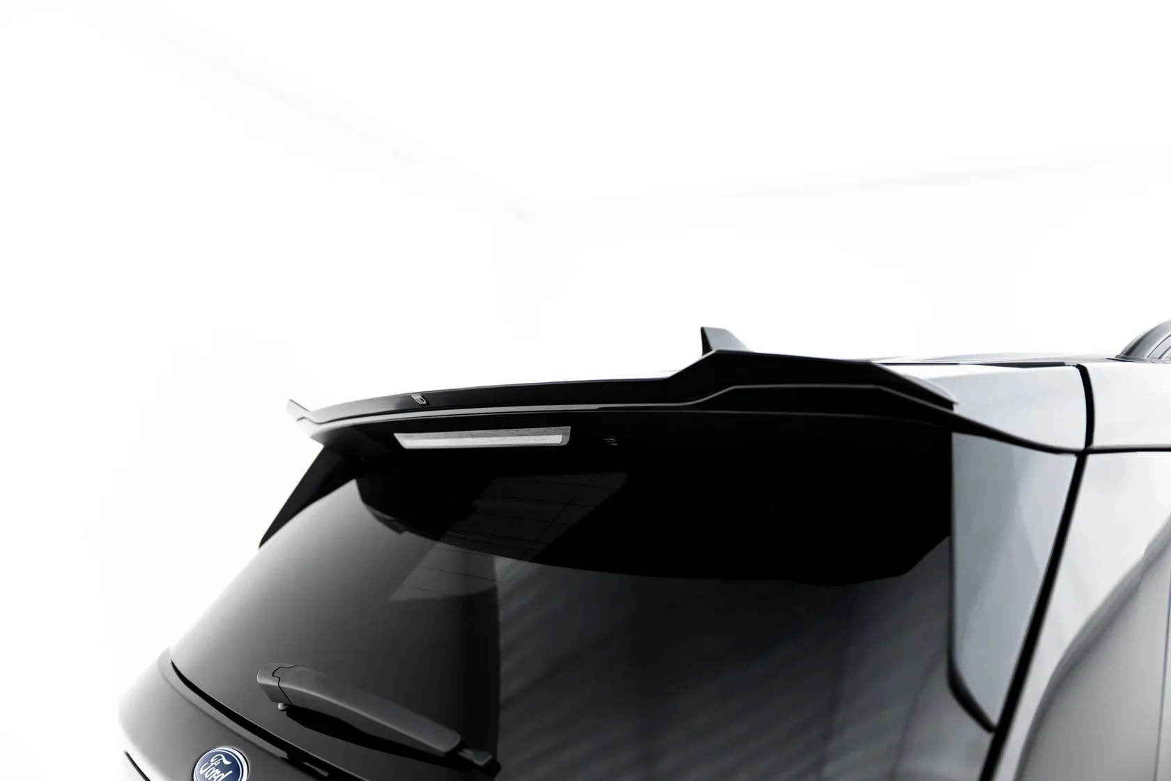 Spoiler Cap passend voor Ford Explorer ST Mk6 – Maxton Design Glans Zwart