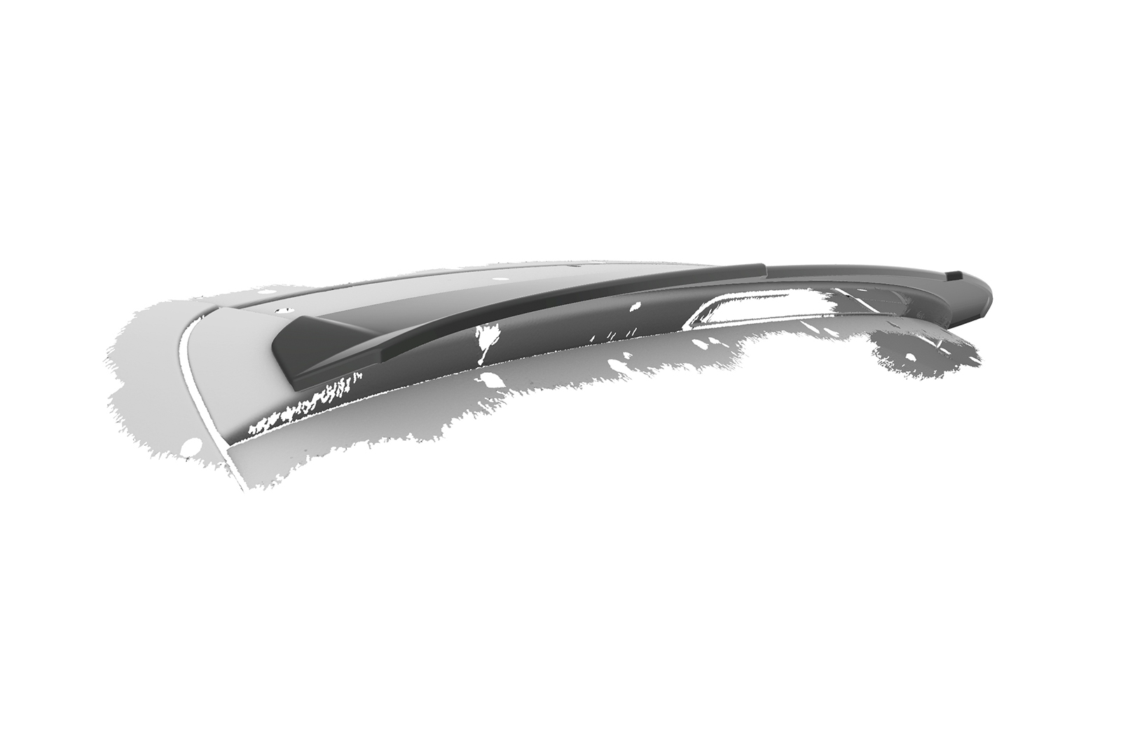 Spoiler passend voor Audi A4 B8 Avant CSR Glans Zwart
