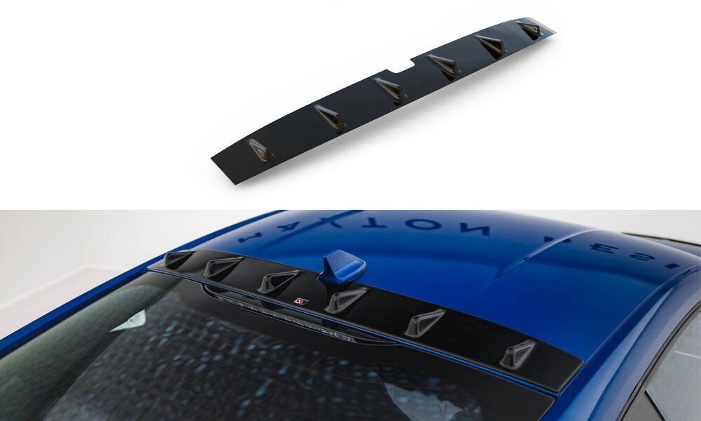Verlenging Van De Achterruit Ford Mustang GT MK7 Maxton Glanzend zwart