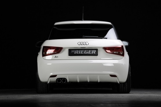 Rieger Achterbumper Diffuser passend voor Audi A1 8X 2010-