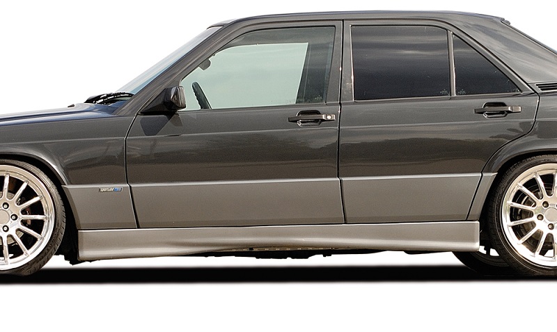 Zijskirts passend voor Mercedes W201 Rieger