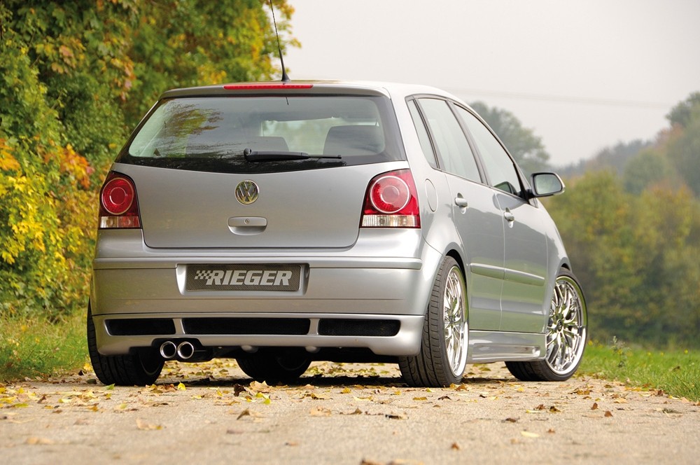 Achterbumper Diffuser passend voor VW Polo 9N Rieger