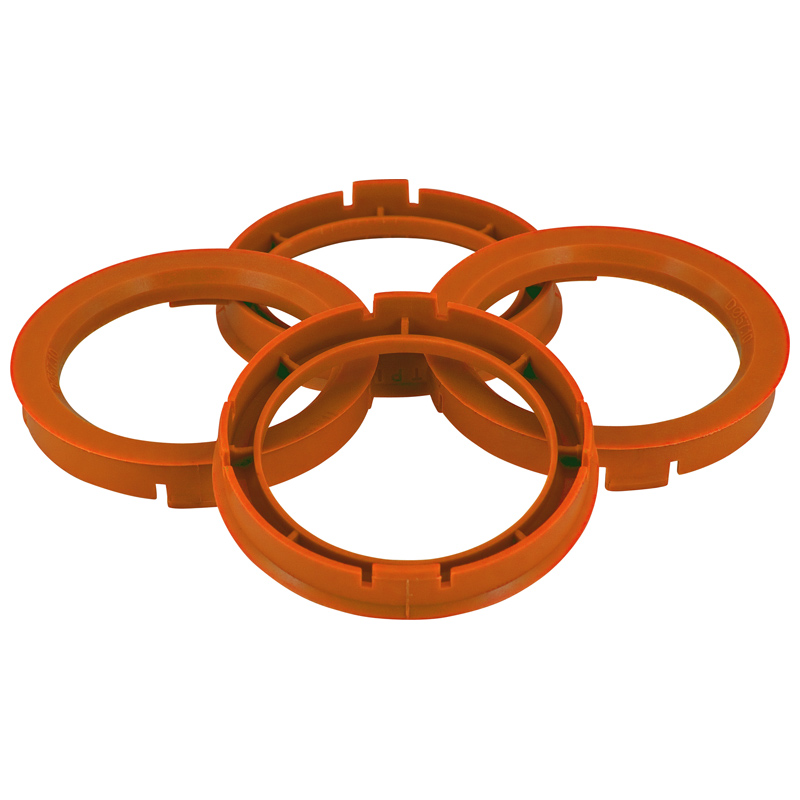 Set TPI Centreerringen - 70.1->67.1mm - Oranje