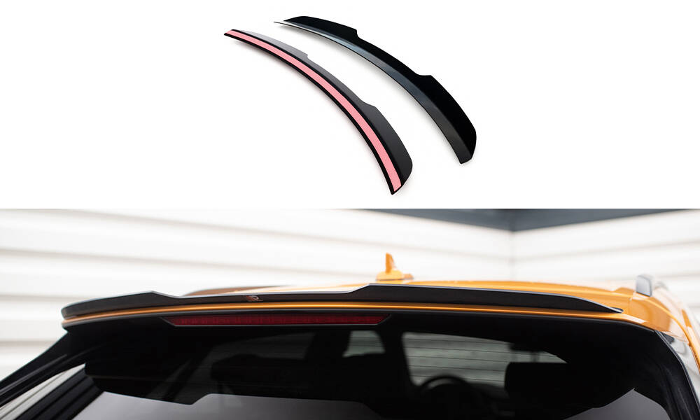 Spoiler passend voor Audi Q8 S-Line / SQ8 Maxton Glans Zwart