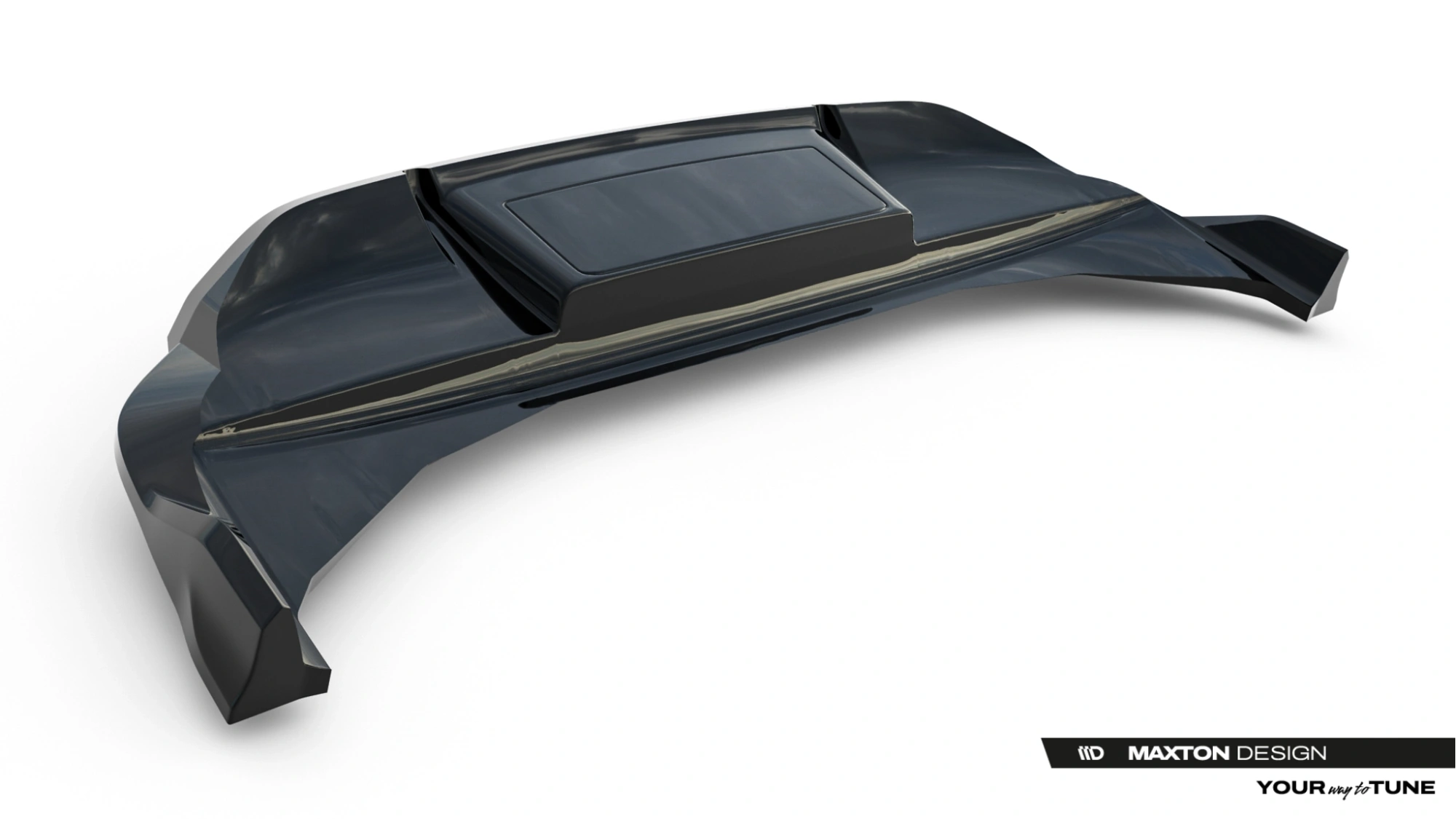Diffuser passend voor Audi Q6 e-tron Standard / S-Line / SQ6 e-tron SUV & Sportback Mk1 (2023–heden) – Glans Zwart