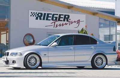 Zijskirts passend voor BMW E46 Sedan Rieger