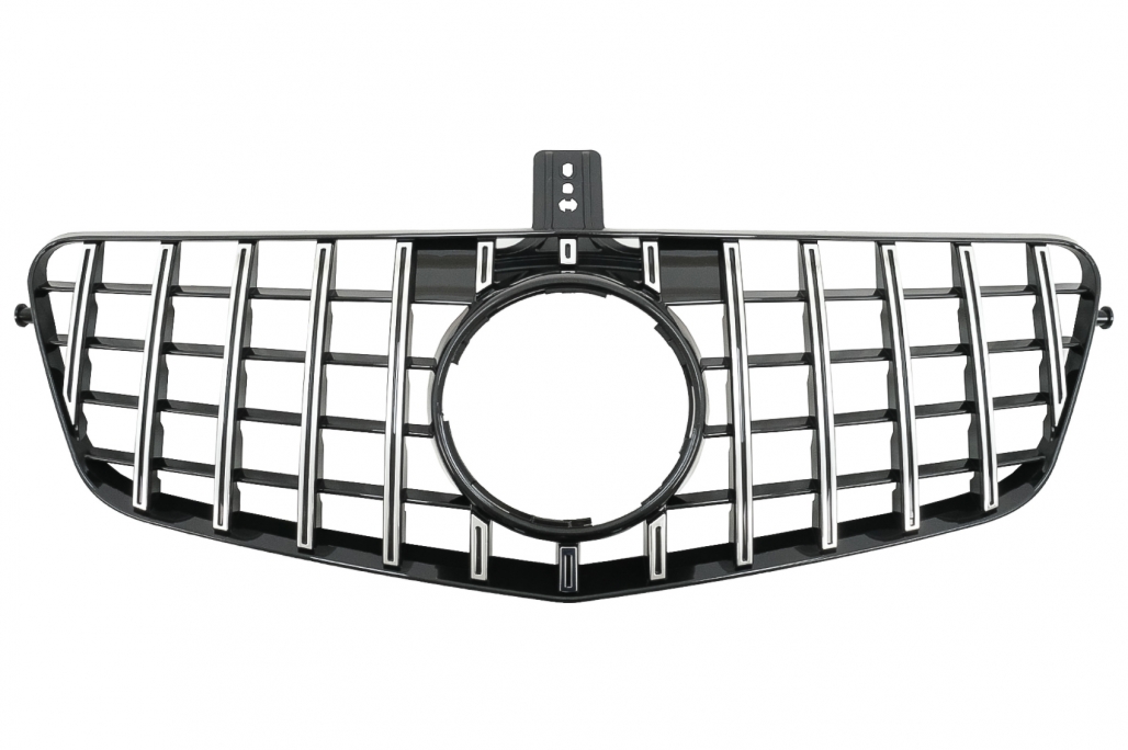Grill passend voor Mercedes W212 S212 (2008-2013) GT-R Panamericana Design Chroom