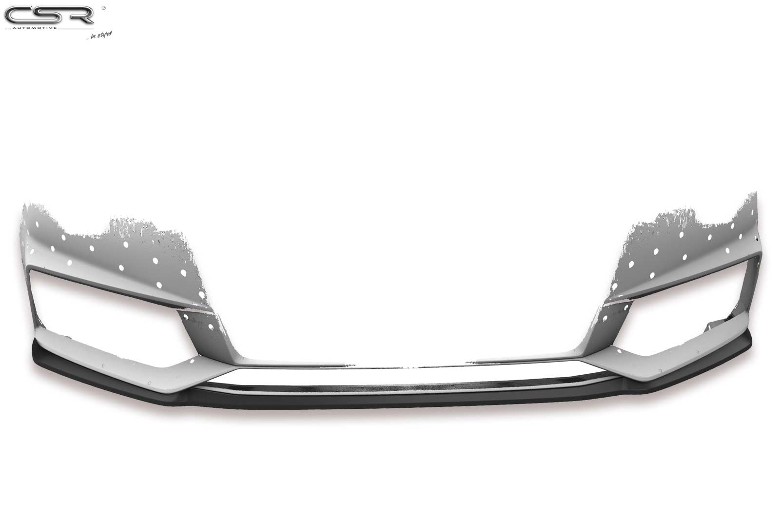 Cup spoiler met ABE voor Audi A4 B9 8W S-Line / S4 B9 8W mat zwart