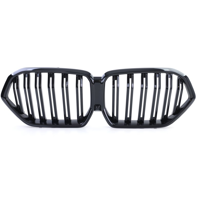 Grill passend voor BMW X6 G06 Glans Zwart Dubbel