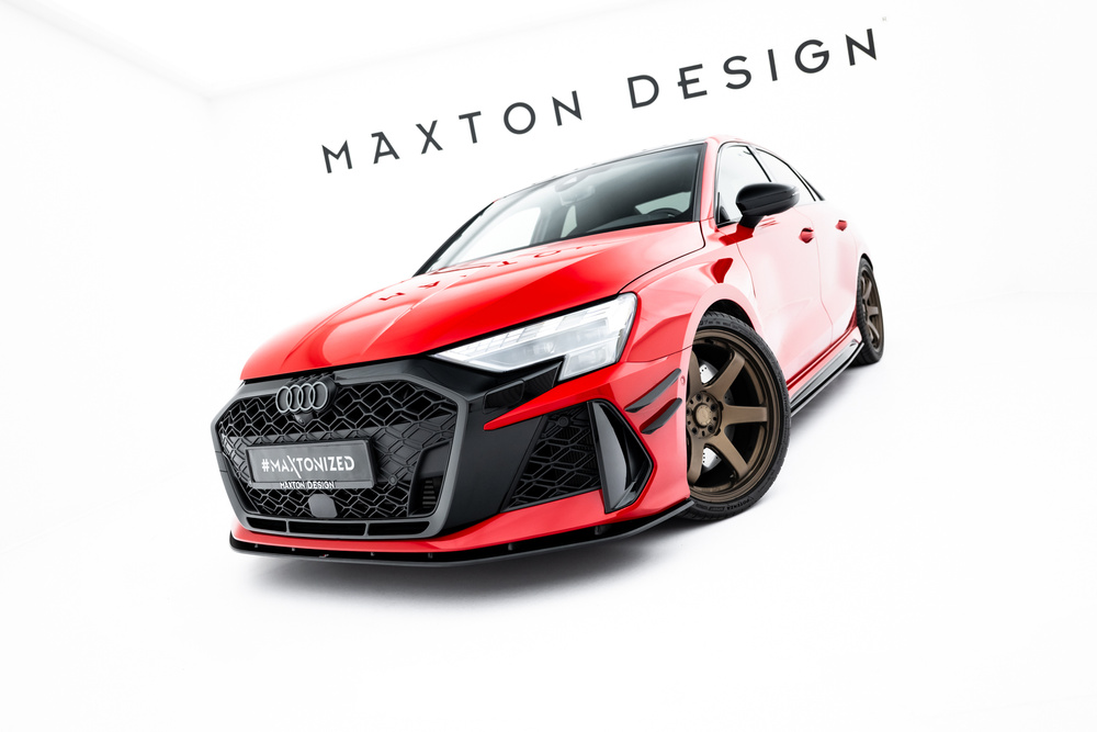 Street Pro Voorspoiler passend voor Audi RS3 Sedan 8Y Facelift