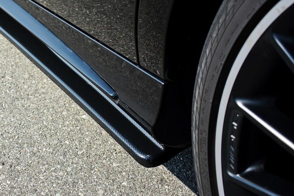 Zijskirts passend voor Mercedes A45 W176 CLA45 W117 AMG Facelift Glans Zwart