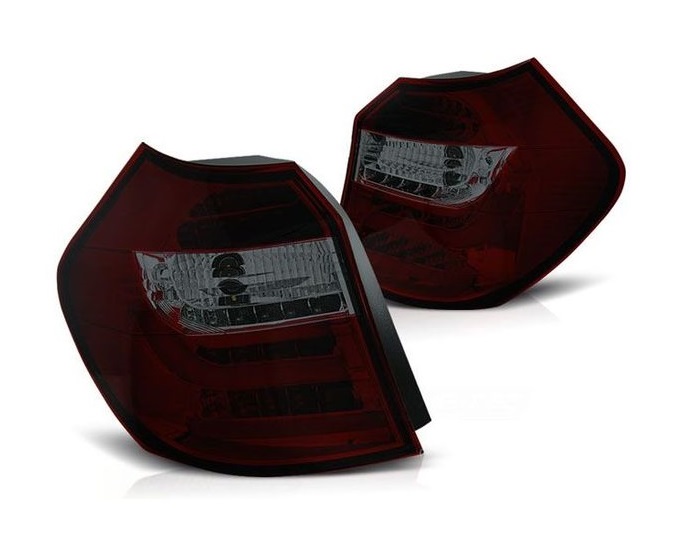 Achterlichten passend voor BMW E87/E81 Tube LED rood/smoke 04-07
