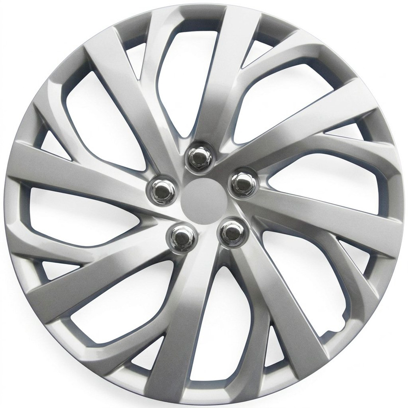 4-Delige Premium Wieldoppenset - Delaware 16-inch - Zilver