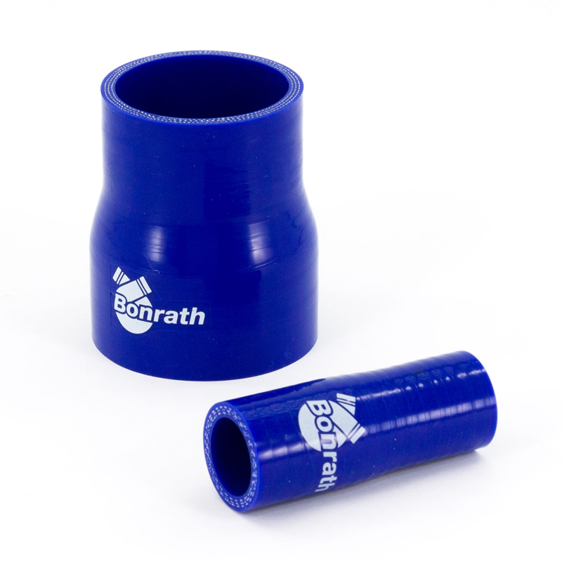 Bonrath Siliconen slang recht Reducer - Lengte:76mm - Ø102>76mm