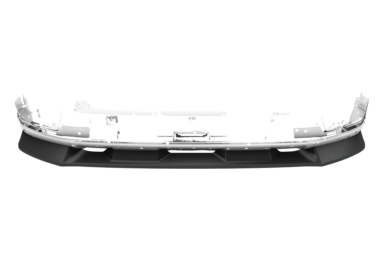 Voorspoiler passend voor Audi Q2 S-Line glans zwart – 2016–2020