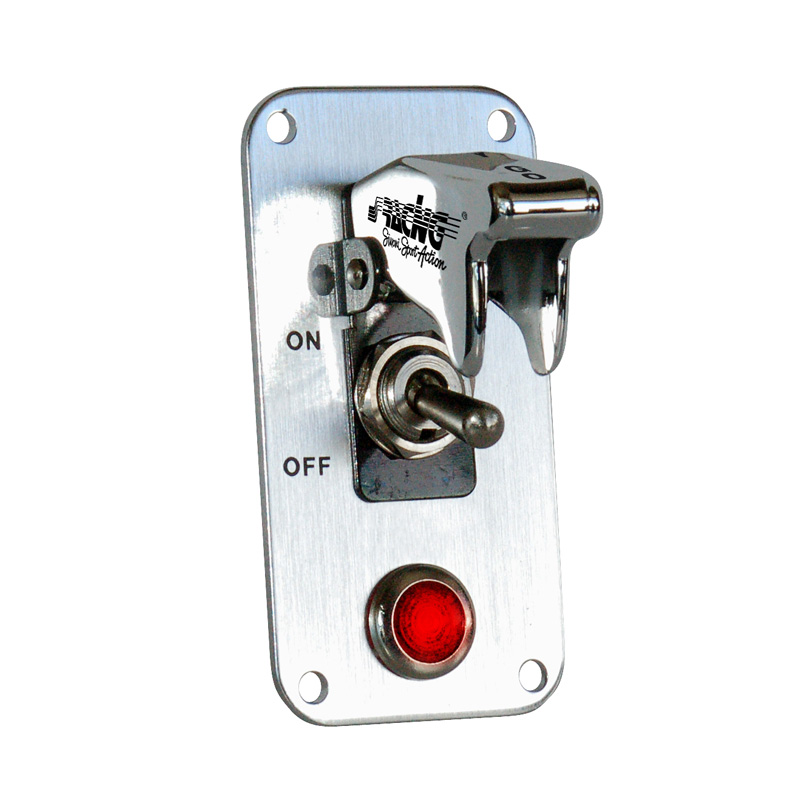 Simoni Racing SwitchPanel - Aluminium + Chroom Schakelaar