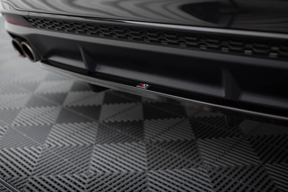 Diffuser passend voor Audi S4 B9 FL Maxton Glans Zwart