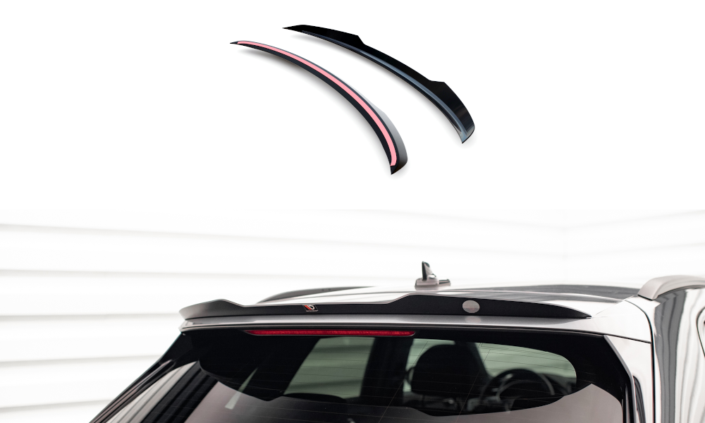 Spoiler passend voor Audi Q3 S-Line F3 Maxton Glans Zwart