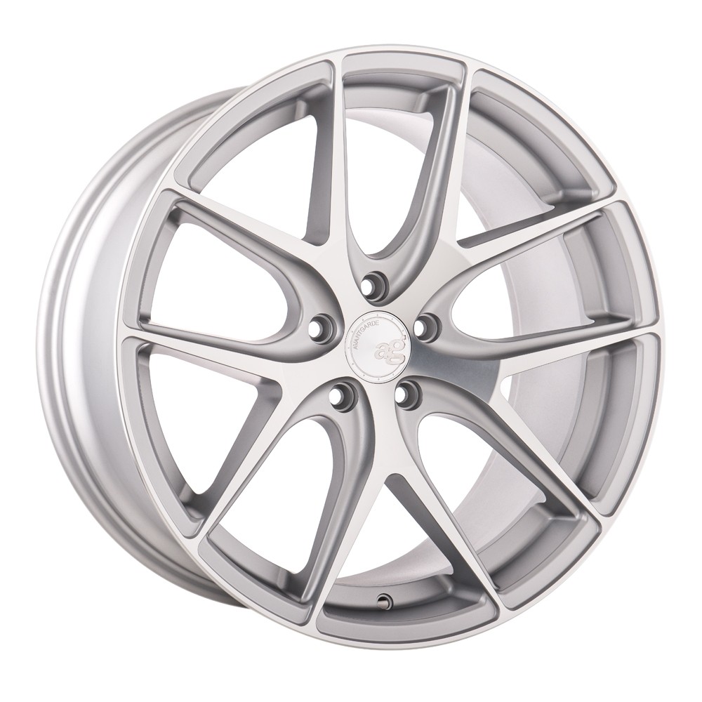 AVANT GARDE M580 8,5/9,5X19 inch 5X112 ET45 Silver Breedset