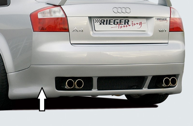 Achterbumper Diffuser aanhanger koppeling Audi A4 8E Avant Rieger