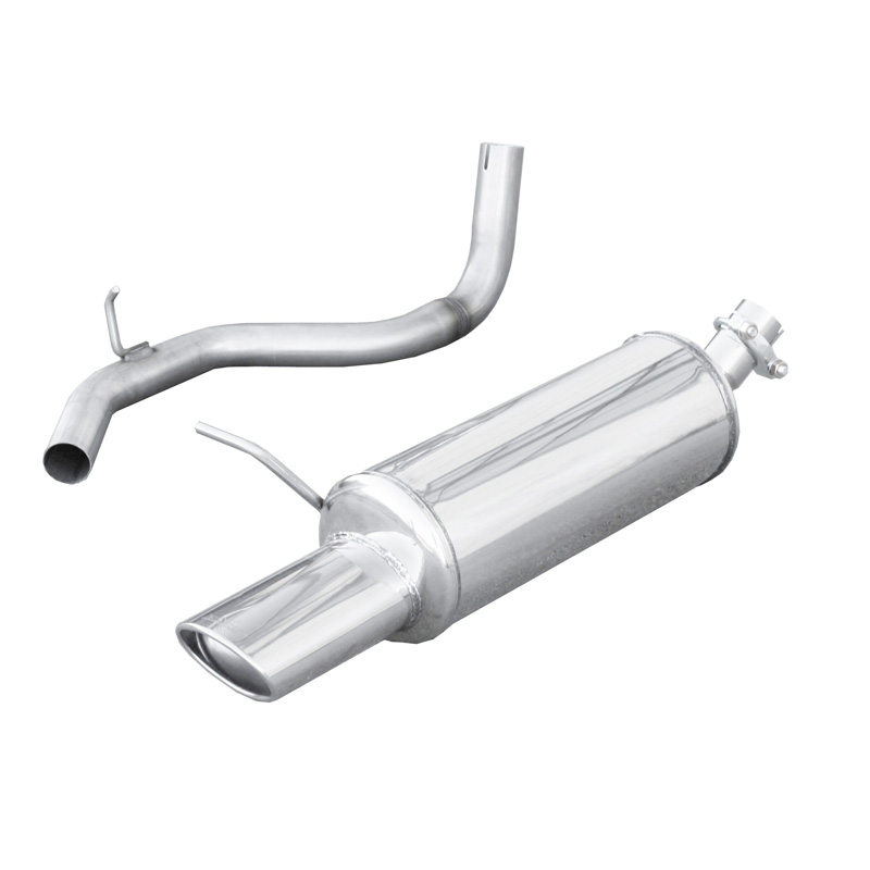 100% RVS Sportuitlaat  Volkswagen Golf IV 1.8 20v (125pk) 1997- 120x80mm