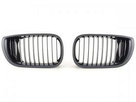Grill Nieren passend voor BMW 3er Limousine Typ E46 Bj. 02-05 Carbon Look