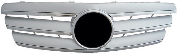 Grill passend voor Mercedes W203 sport chroom 00-07