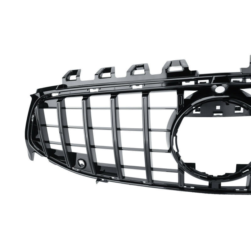 Grill passend voor Mercedes CLA C118, X118 Glans Zwart 19-23 GT Look