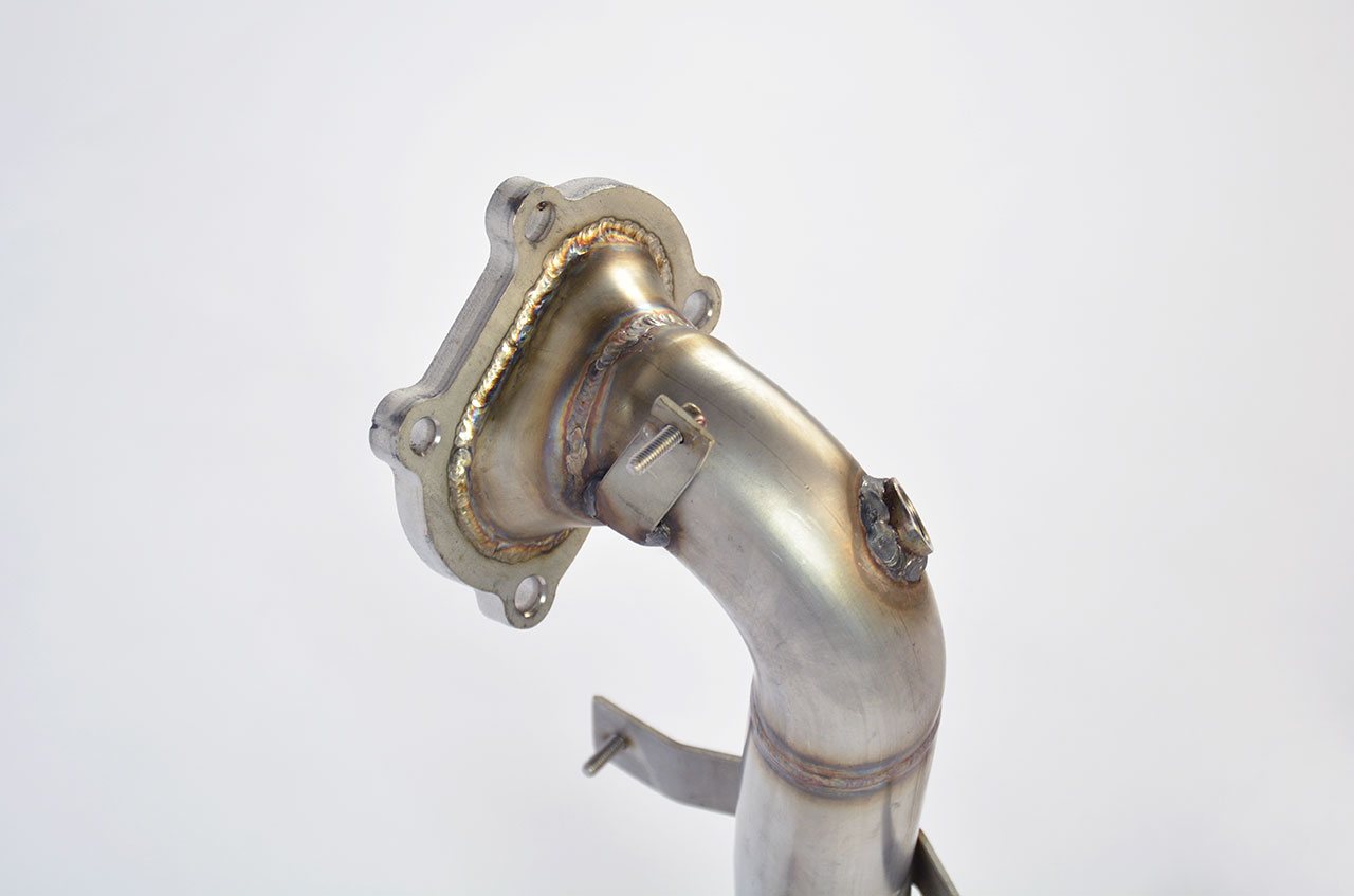 595 ABARTH 1.4T (145 Hp) (Ø65 with valve) 2015 Turbo downpipe kit (Replaces catalytic converter)