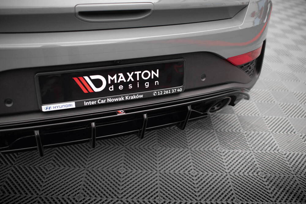 Diffuser Hyundai I30 N Hatchback Mk3 Facelift Glans Zwart