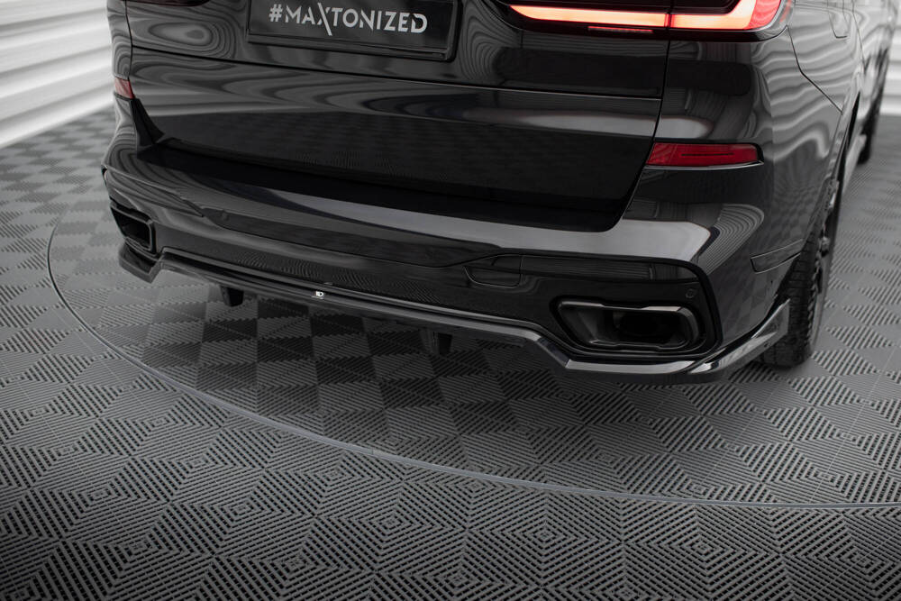 Diffuser passend voor BMW X7 M-Pack G07 FL Maxton Glans Zwart