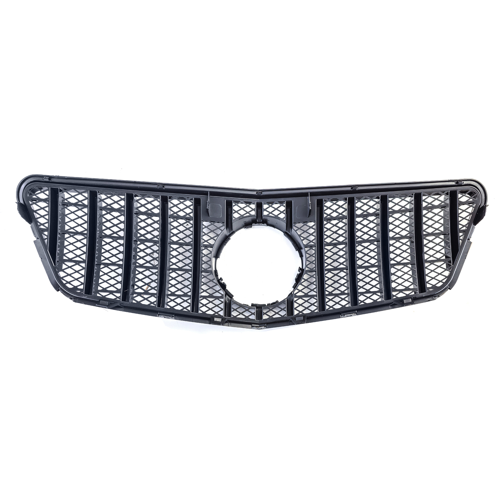 Grill passend voor Mercedes W212 S212 (2008-2013) GT-R Design Zwart/Chroom