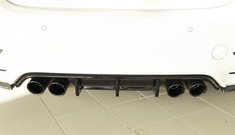 Achterbumper Diffuser Glossy Black Rieger BMW M3/M4 F80/F82 2014-
