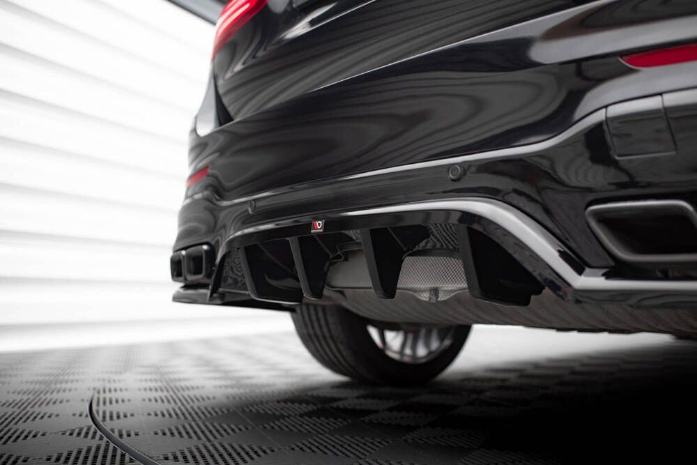 Diffuser V.1 Mercedes AMG GLC 63 SUV X253 Maxton Glans Zwart