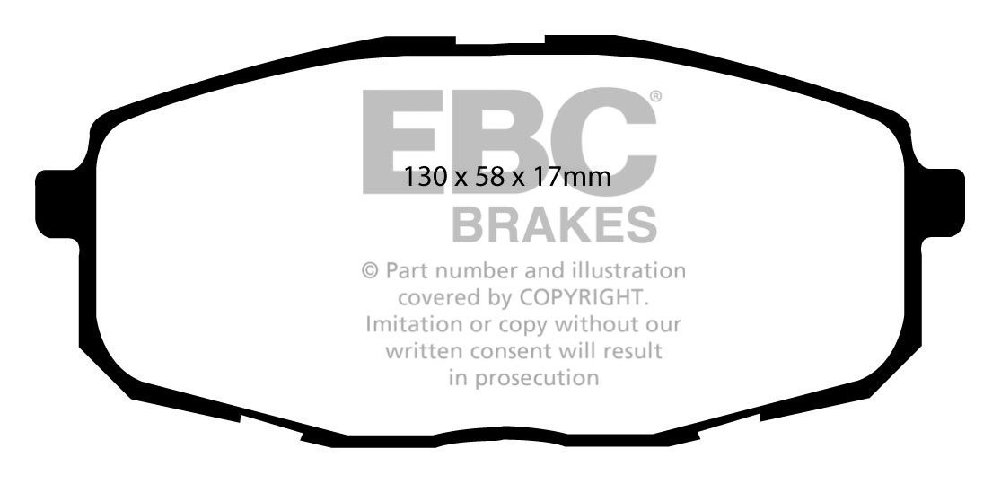 EBC Brakes KIA Pro-Cee'd 1.4 2008-.. Remblokken voorzijde greens