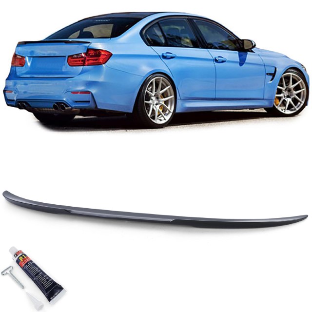 Achterklep Spoiler passend voor BMW M3 F80 2014-2019 Glans Zwart
