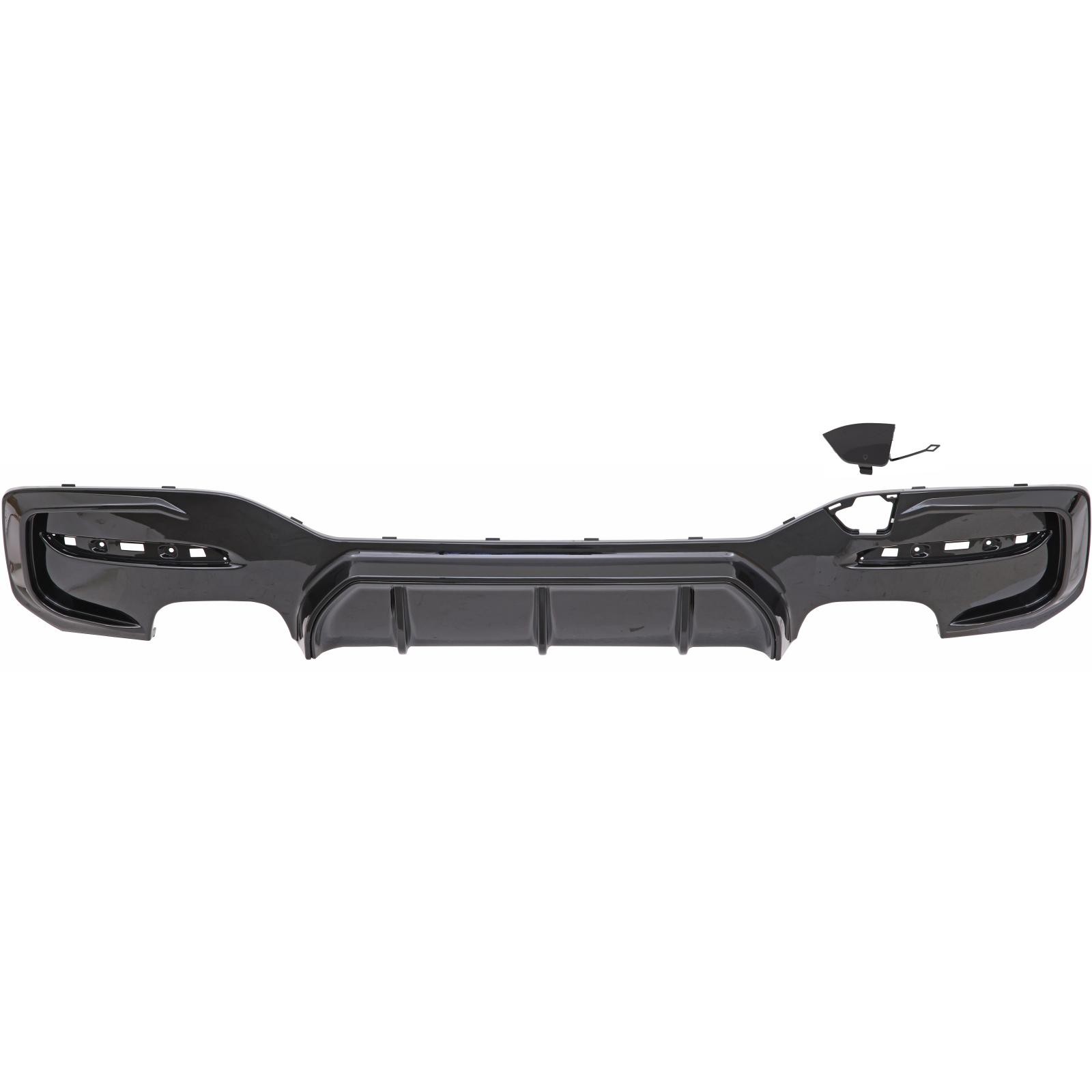 Diffuser passend voor BMW 1 Serie F20 F21 2015-2019 Glans Zwart Performance Look