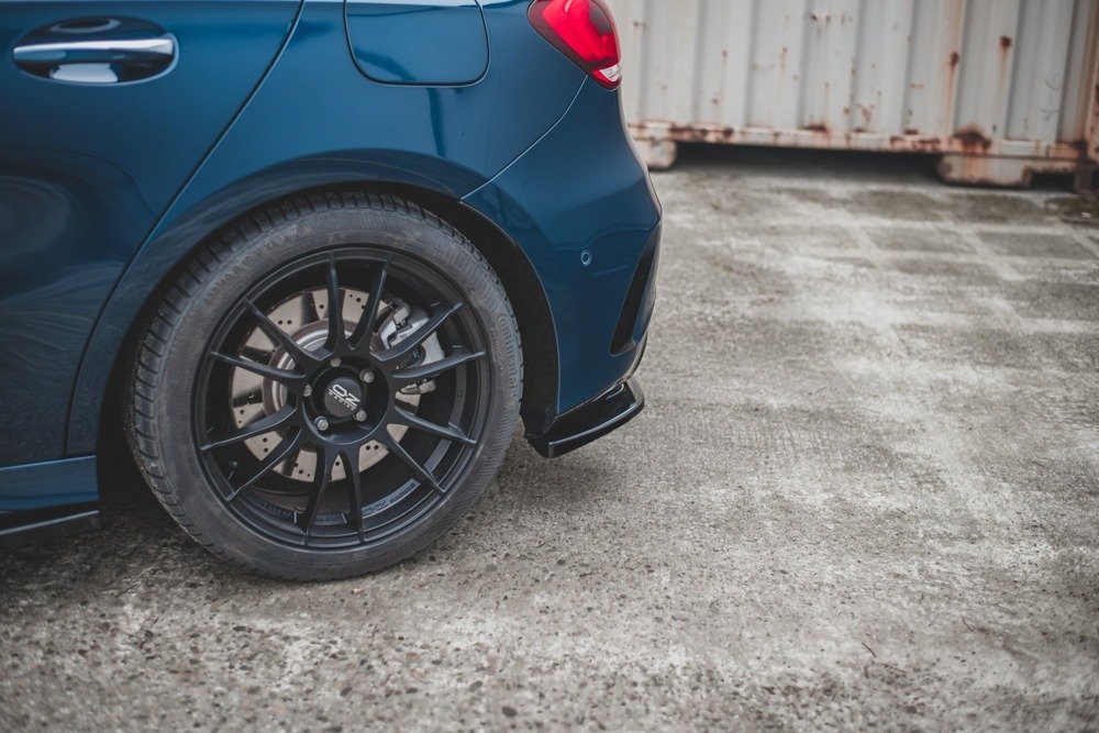 Diffuser Hoeken Mercedes A Klasse W177 A35 AMG Glans Zwart