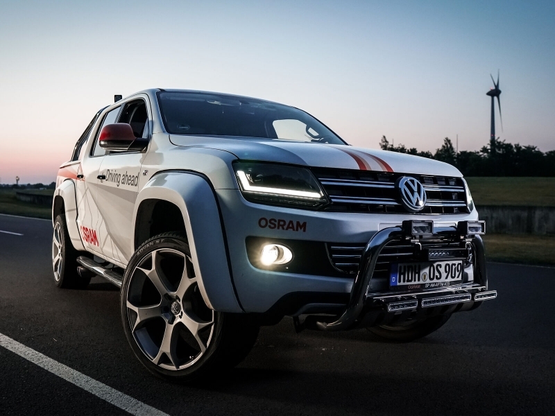Koplampen passend voor VW Amarok (2010-) Osram LEDriving Full LED Dynamic LEDHL107-BK