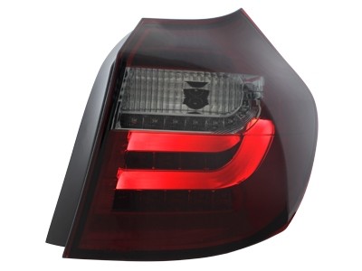Achterlichten passend voor BMW E87/E81 Tube LED rood/smoke 04-07
