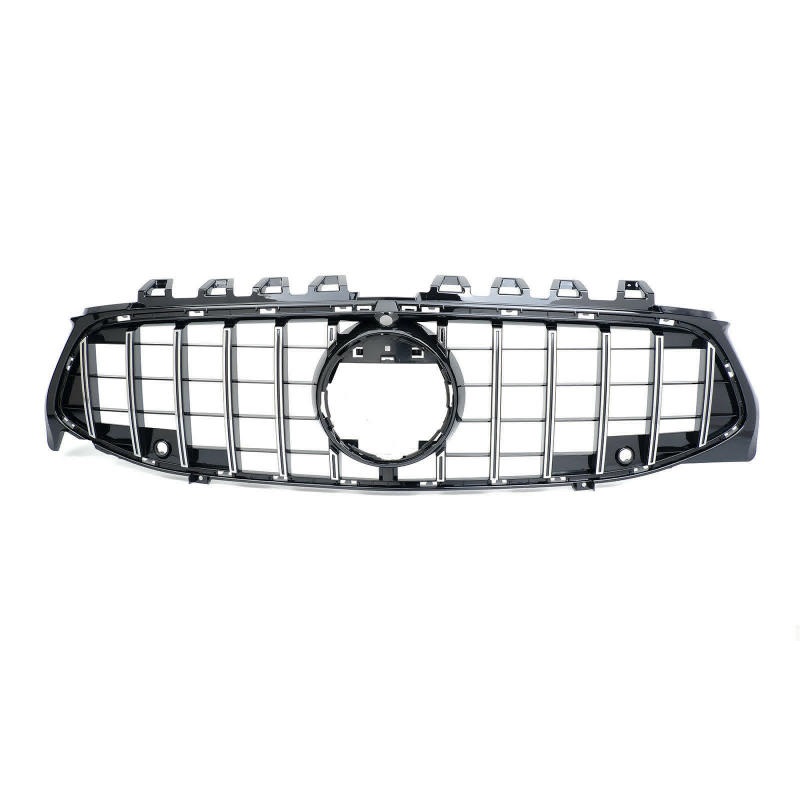 Grill passend voor Mercedes CLA C118, X118 Zwart Chroom 19-23 GT Look
